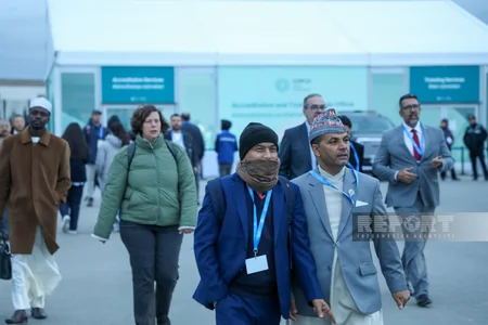 COP29-un dördüncü gününün ilk saatlarından - FOTOREPORTAJ