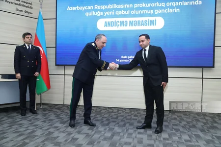 Azərbaycanda 56 hüquqşünas prokurorluq orqanlarına qəbul edilib