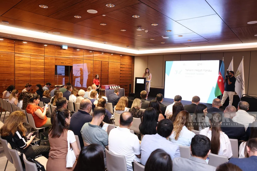 Təhsilin İnkişafı Fondunun 3 illik fəaliyyətinə dair hesabat tədbiri keçirilib