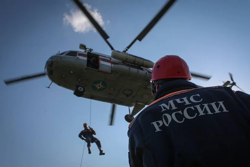 Жесткая посадка вертолета Ми-2 в России, погиб один человек