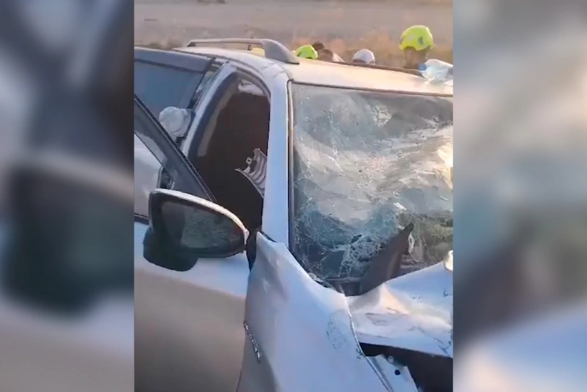 Şəkidə yol qəzası olub, xəsarət alan var