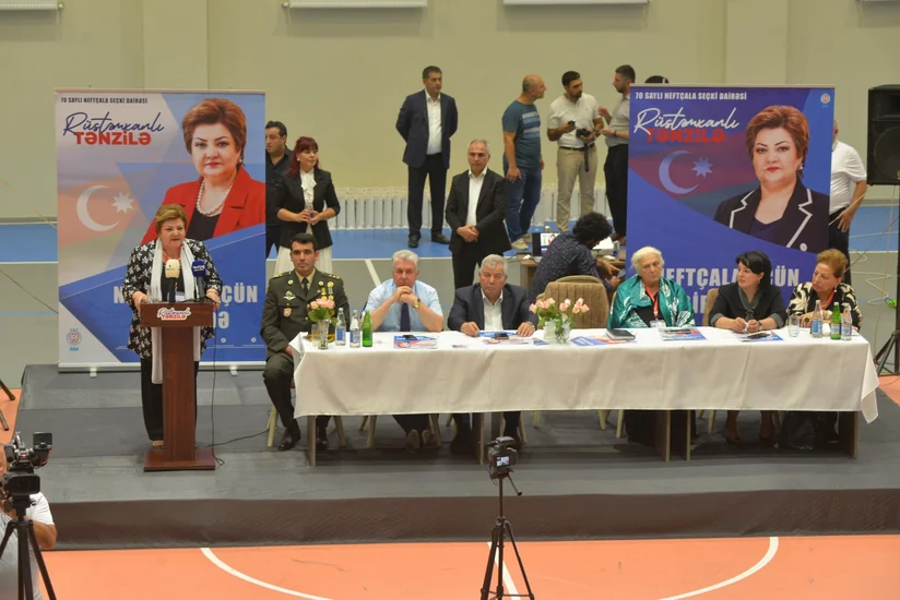 Tənzilə Rüstəmxanlı təşviqat kampaniyaları içərisində ən böyük görüşünü keçirib