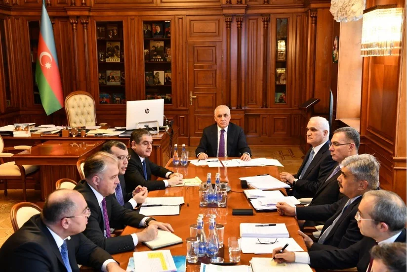 Nazirlər Kabinetində Prezidentin sərəncamı ilə bağlı iclas keçirildi