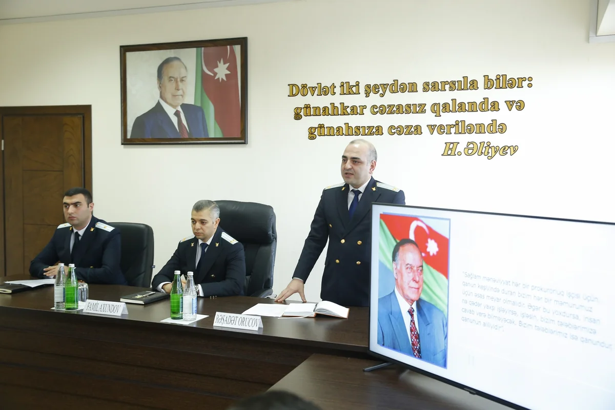 “Heydər Əliyev İli” ilə bağlı Yasamal rayon prokurorluğunda “Açıq qapı günü” keçirilib