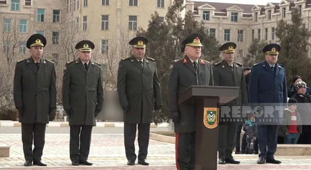 Naxçıvanda gənc əsgərlərin andiçmə mərasimi keçirilib