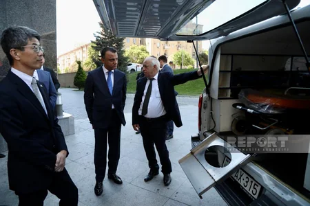 Qazax və Samux xəstəxanalarına yeni təcili tibbi yardım avtomobilləri verilib