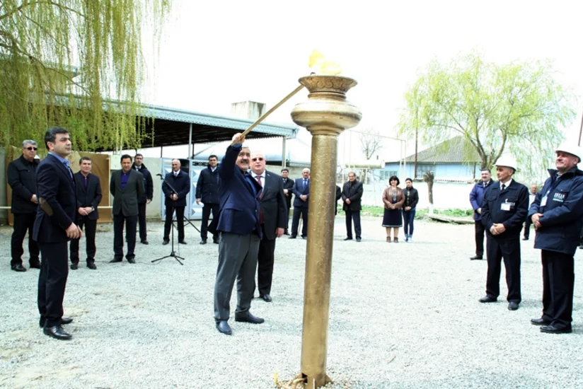 ​Neftçala rayonunun Birinci Qaralı kəndinə ilk dəfə qaz verilib