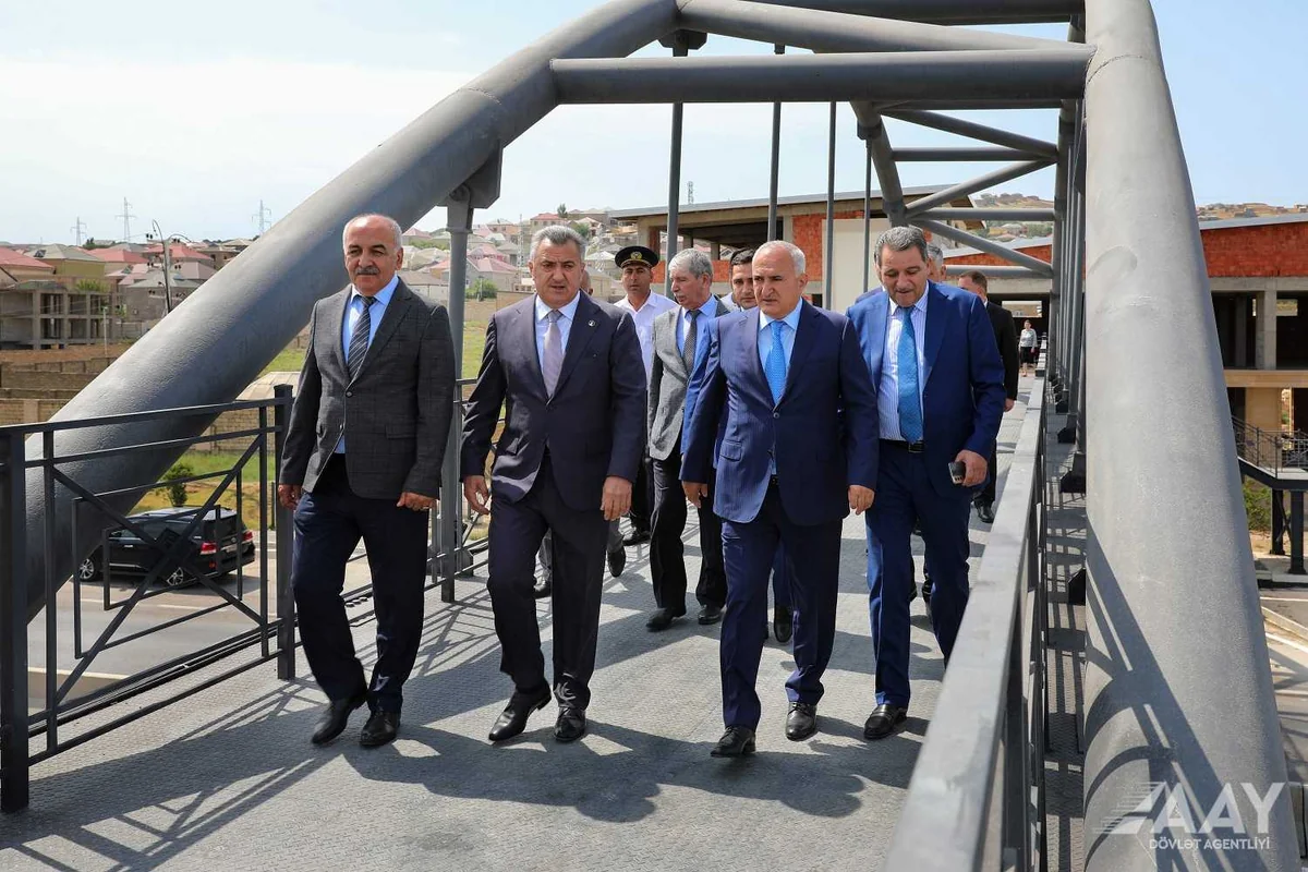 Bakı-Şamaxı-Yevlax avtomobil yolunda piyada keçidi istifadəyə verilib