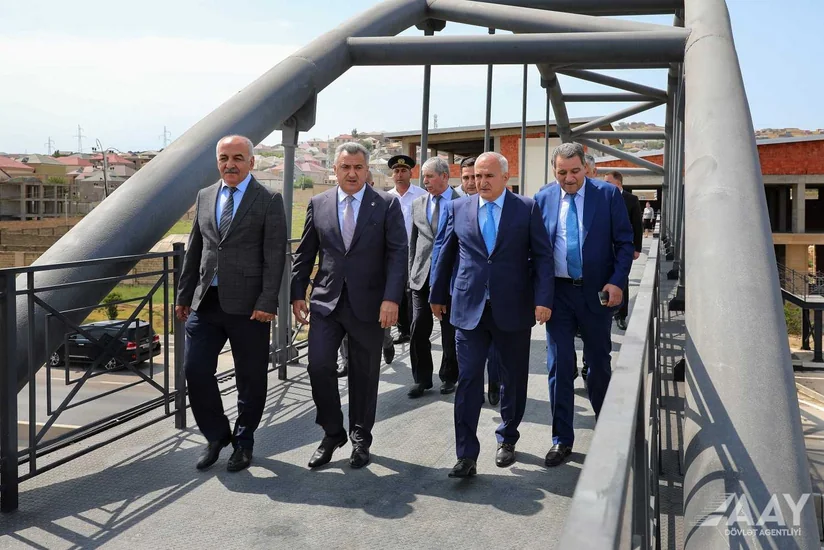 Bakı-Şamaxı-Yevlax avtomobil yolunda piyada keçidi istifadəyə verilib