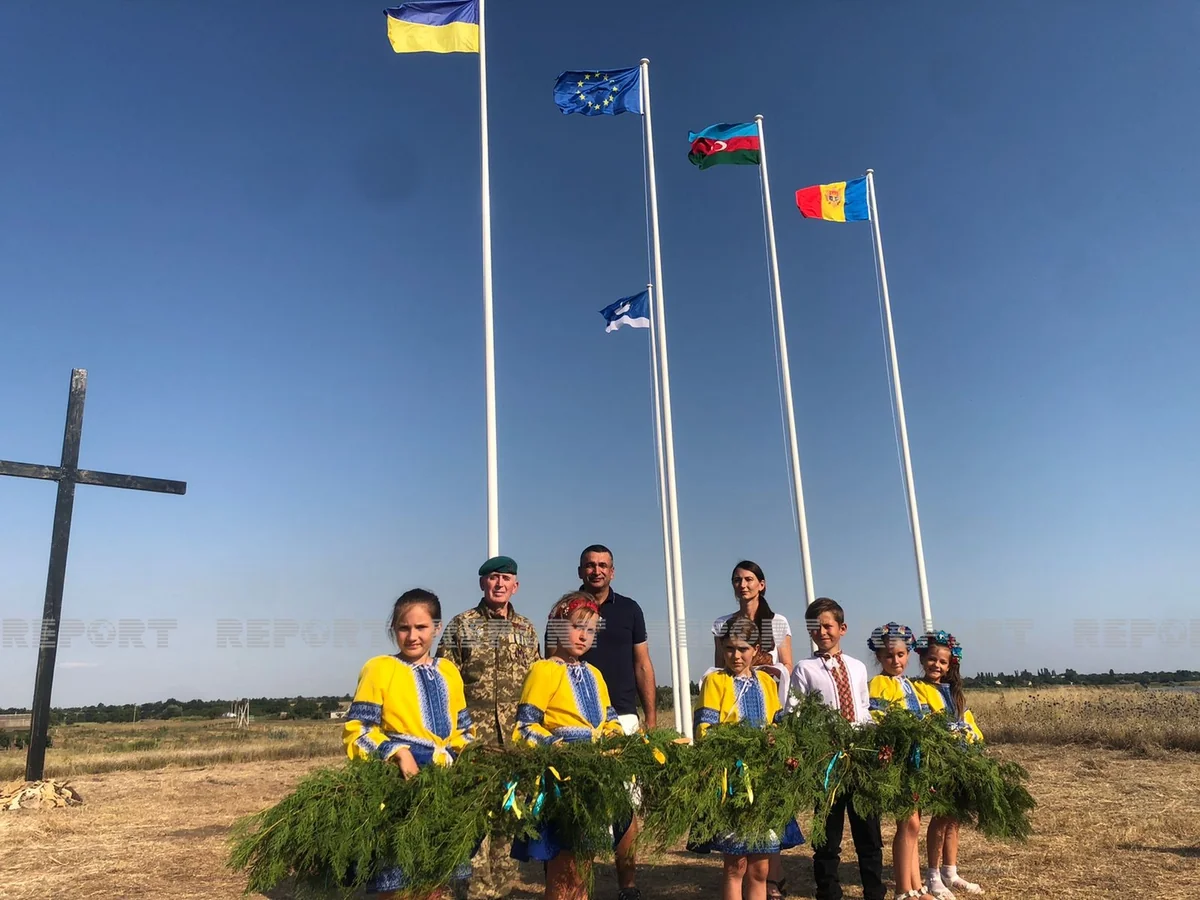 Ukrayna uğrunda həlak olan azərbaycanlıların xatirəsi əbədiləşdirilib