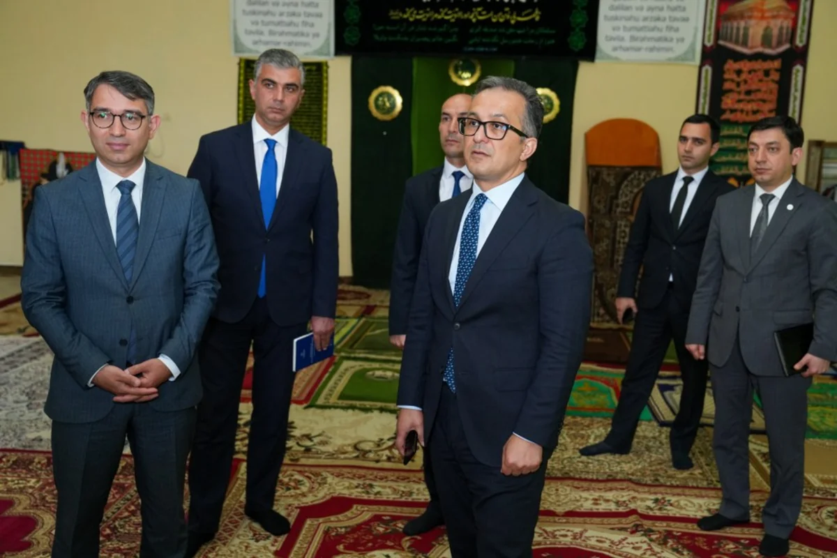 Ramin Məmmədov Qazaxda yerləşən dini ibadətgahların fəaliyyəti ilə tanış olub