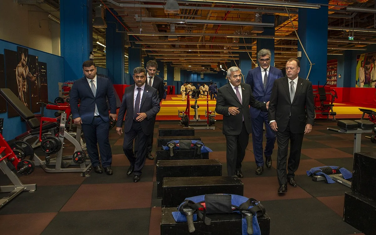 IJF prezidenti Bakı Olimpiya Stadionunda Azərbaycan milli komandalarının təlim-məşq bazasını ziyarət edib