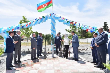 Göyçay rayonunun İkinci Ərəbcəbirli kəndinin içməli su ilə təminatı yaxşılaşdırılıb