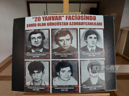 Gürcüstanda 9 Aprel və 20 Yanvar qurbanlarının xatirəsi anılıb