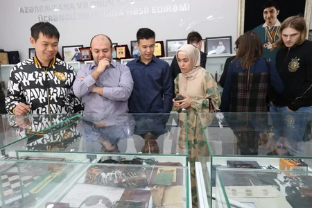 Tanınmış şahmatçılar Vüqar Həşimov Şahmat Akademiyasında olublar