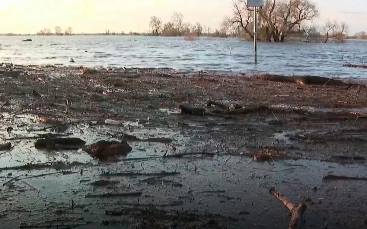 Almost all of Lower Saxony flooded due to rising river levels