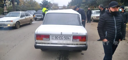 Cəlilabadda zəncirvari yol qəzası baş verib