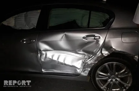 Tovuzda zəncirvari yol qəzası baş verib - FOTO