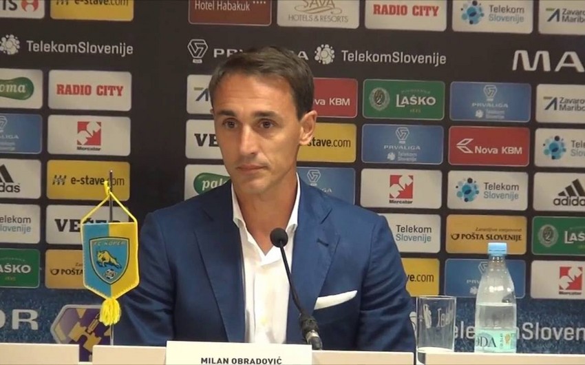 Milan Obradoviç: Fransaya bacardığımız qədər qol vurmağa çalışacağıq