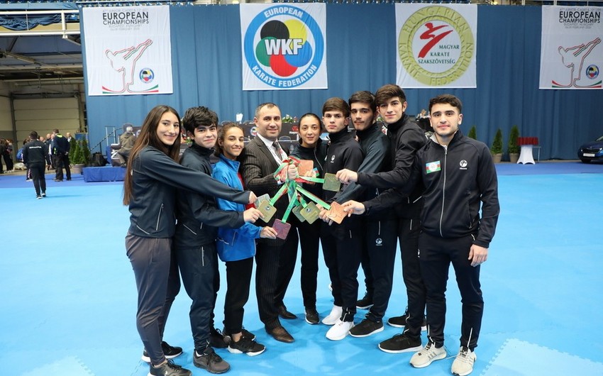 Azərbaycan karateçiləri Avropa çempionatında 8 medal qazandı