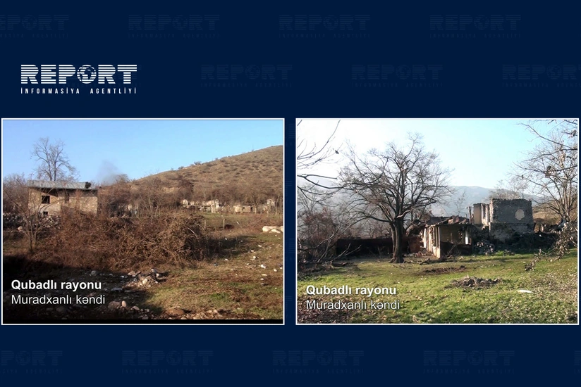 Footage from Muradkhanli village of Gubadli region