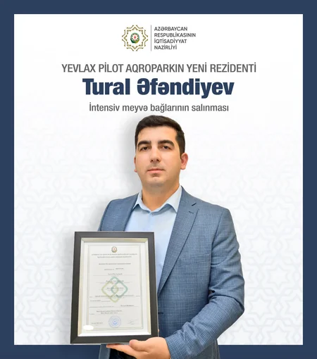 Daha 4 fərdi sahibkar Yevlax Pilot Aqroparkın rezidenti olub