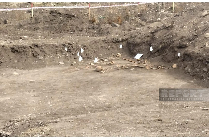 Генпрокуратура: В массовом захоронении в Ходжалы найдены останки по меньшей мере четырех человек