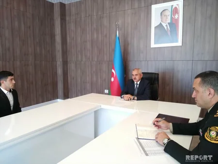 Arzu Rəhimov Şəkidə vətəndaşları qəbul edib - FOTO