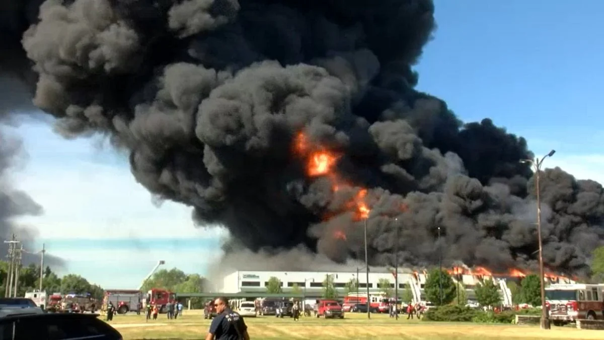 Massive chemical fire ravages Rockton plant