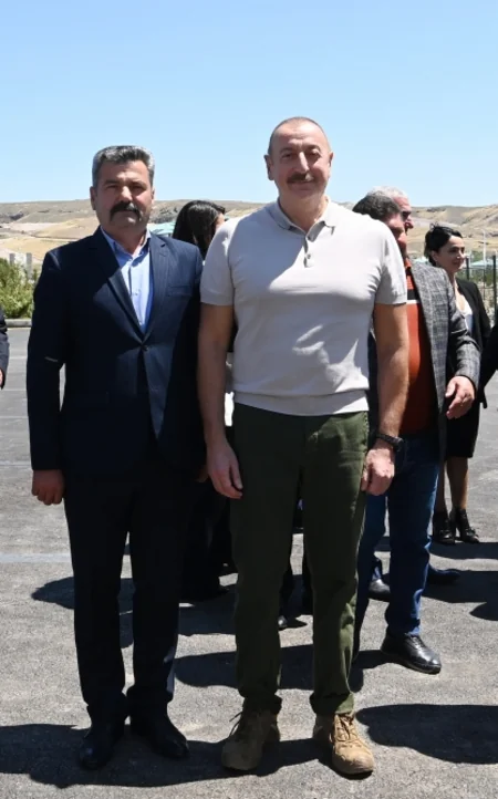 Prezident və birinci xanım Zəngilanda “Ağıllı kənd”in açılışını ediblər