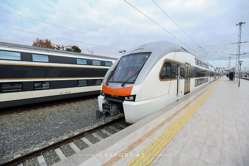 Bakı-Sumqayıt qatarının sürəti müvəqqəti azaldılıb