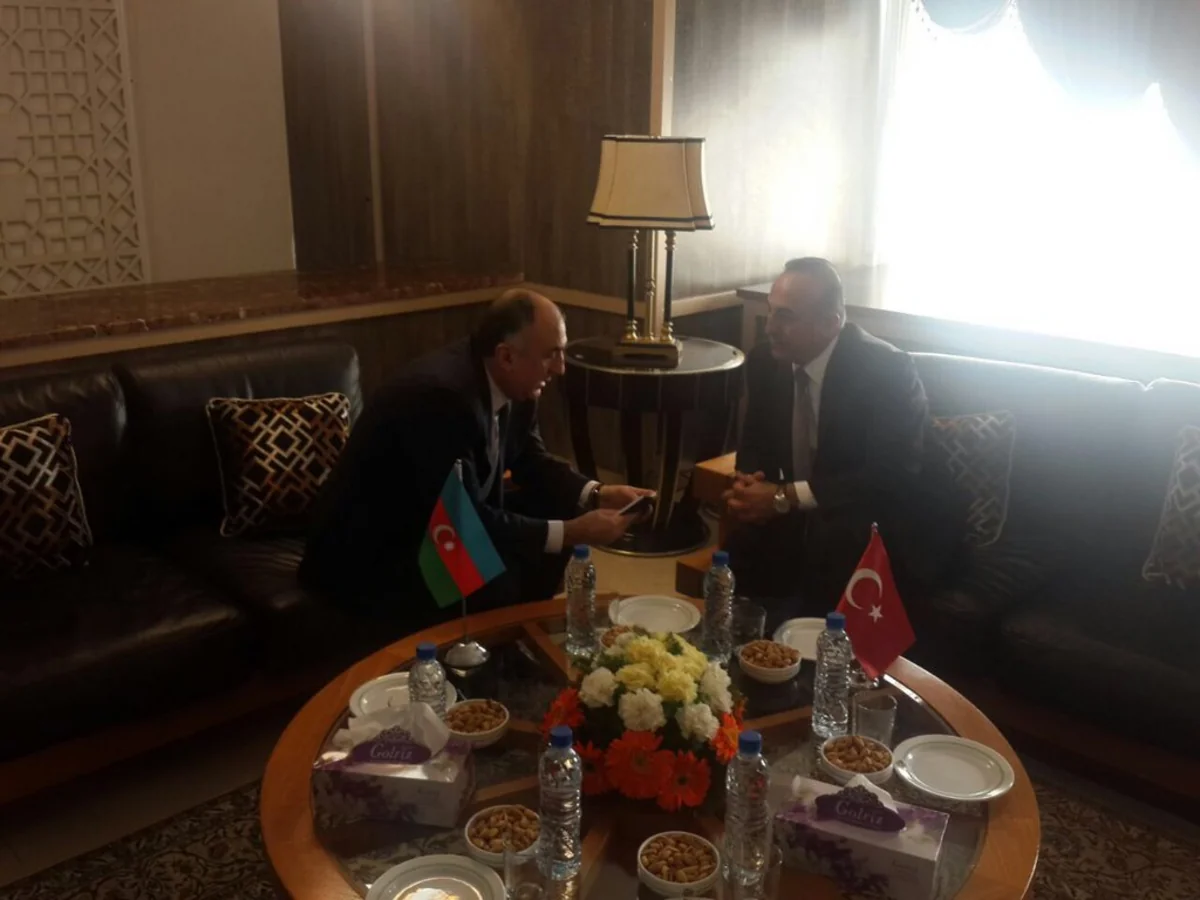 Azərbaycan və Türkiyə XİN başçılarının görüşü keçirilib
