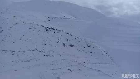 Quba rayonuna 16 sm. hündürlüyündə qar yağıb - FOTO