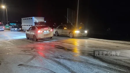 Şamaxı-Muğanlı yolunda avtomobillərin hərəkəti bərpa olunub - YENİLƏNİB-3 - VİDEO