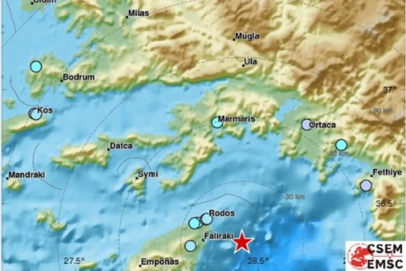 Türkiyə sahillərində 5 bal gücündə zəlzələ olub