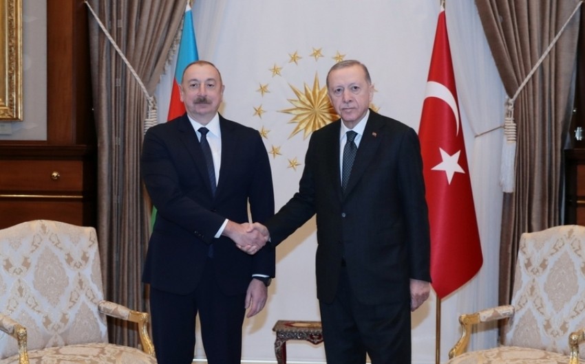 İlham Əliyev Rəcəb Tayyib Ərdoğana zəng edib