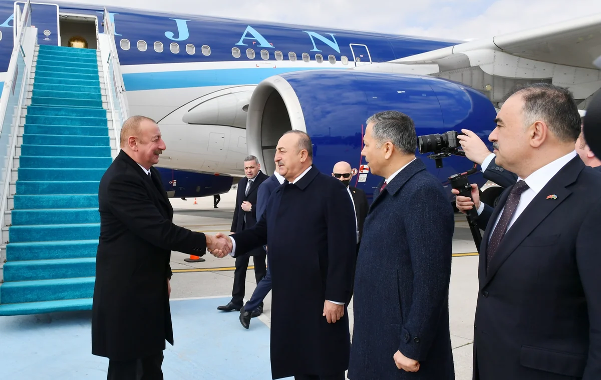 President Ilham Aliyev arrives in Türkiye for working visit