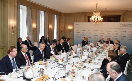 President Ilham Aliyev attended roundtable of Munich Security Conference