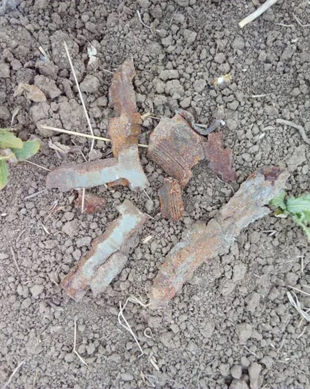 Ağcabədidə partlamış Qrad raketi və top mərmisinin qalıqları aşkarlanıb