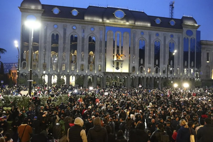 В Тбилиси проходит акция протеста против нового Кодекса обороны Грузии