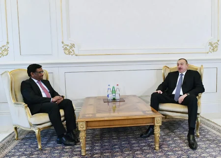 Prezident İlham Əliyev 4 ölkənin yeni səfirinin etimadnaməsini qəbul edib