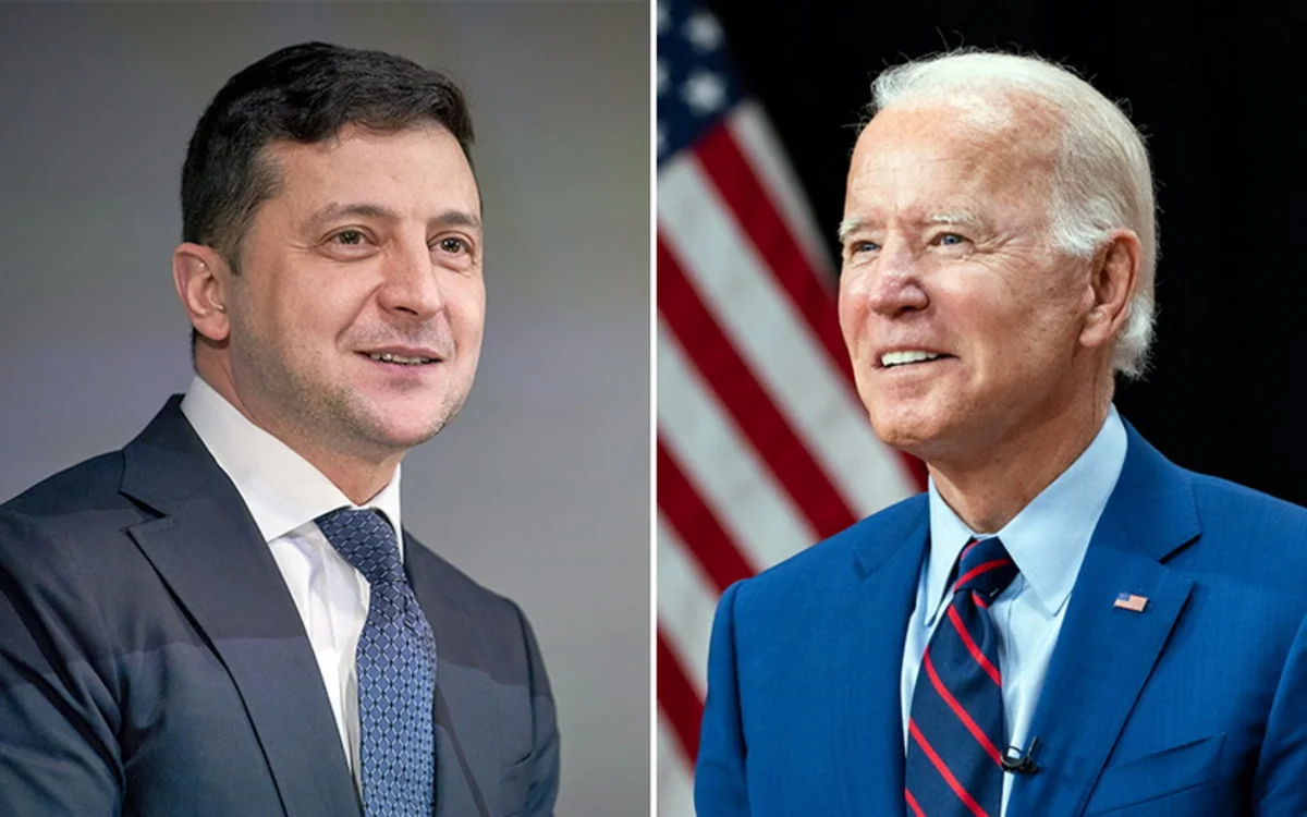 Зеленский обсудил с Байденом санкции против России