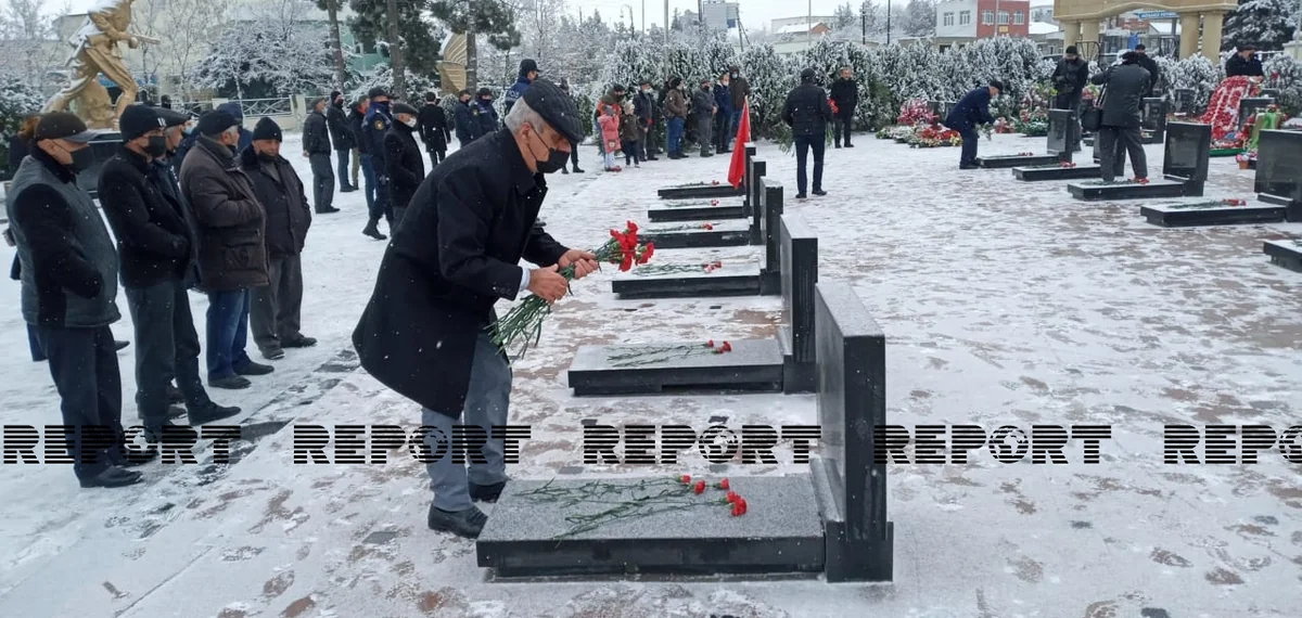 20 Yanvar şəhidlərinin xatirəsi Qubada anılıb