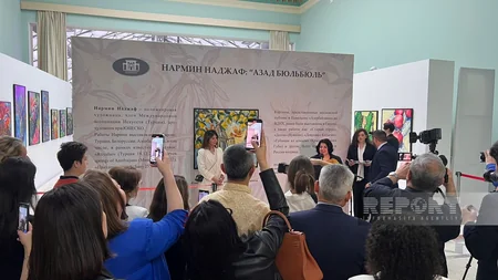 Moskvada azərbaycanlı rəssamın sərgisi açılıb
