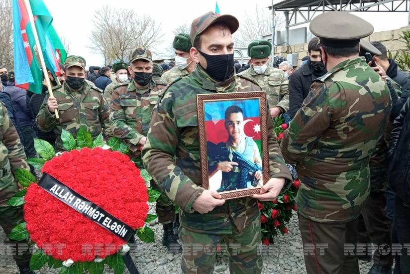 Тело шехида Отечественной войны предано земле