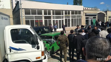 Tovuzda zəncirvari avtomobil qəzası olub - FOTO - VİDEO