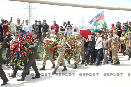 Военнослужащий-шехид Азербайджанской армии похоронен в Баку 