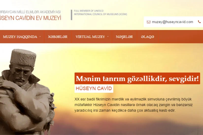 Hüseyn Cavid Ev Muzeyinin saytı Milli İnternet Müsabiqəsinin qalibi olub
