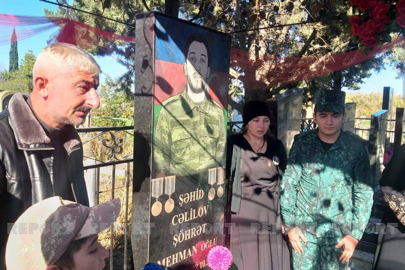 В Хачмазе почтили память шехида Отечественной войны