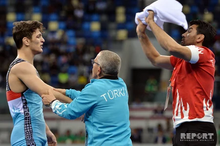 Azərbaycan Prezidenti İlham Əliyev yarışların final görüşünə baxıb - FOTO - YENİLƏNİB-6